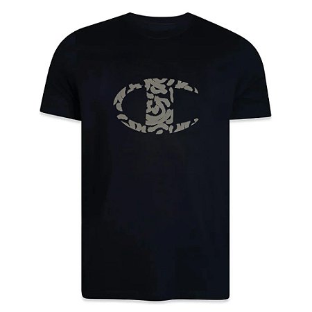 Camiseta Champion Malhão C Logo Paint Preto Masculino