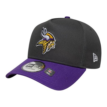 Boné New Era A-frame Minnesota Vikings Cinza Masculino