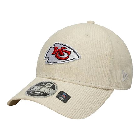 Boné New Era 940Mc Kansas City Chiefs Cord Bege Masculino