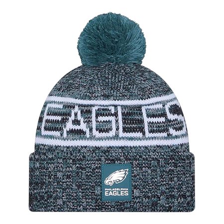 Gorro New Era Sport Knit Philadelphia Eagles Sideline Verde