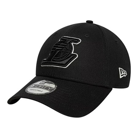 Boné New Era Team Outline 940 Los Angeles Lakers Preto