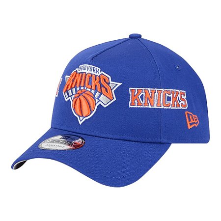 Boné New Era 940 A-Frame New York Knicks Team Split Azul