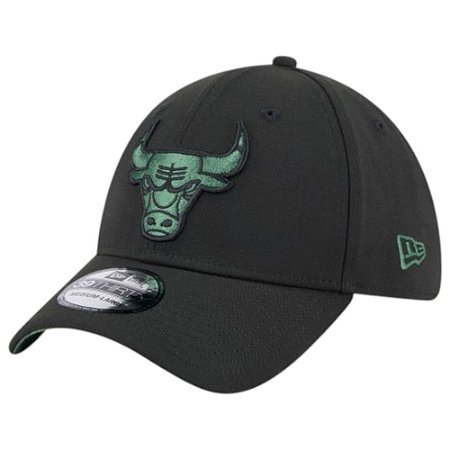 Boné New Era 3930 Chicago Bulls Preto Cilantro Masculino