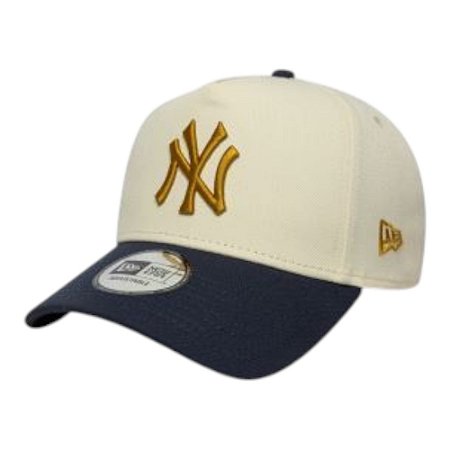 Boné New Era 940 A-Frame New York Yankees Ws Patch Bege