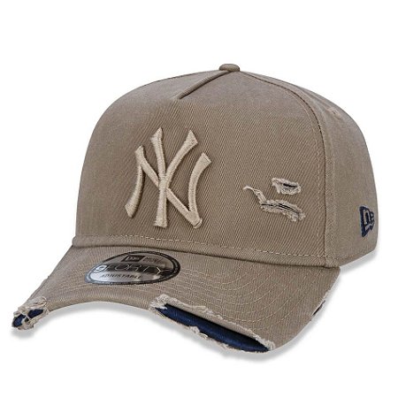 Boné New York Yankees 940 Damage Destroyed Marrom - New Era