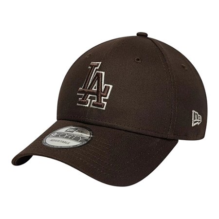 Boné New Era 940 Los Angeles Dodgers Team Outline Marrom