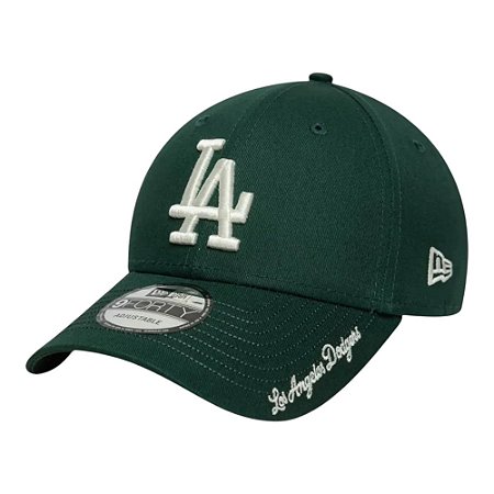 Boné New Era 940 Los Angeles Dodgers Visor Script Verde