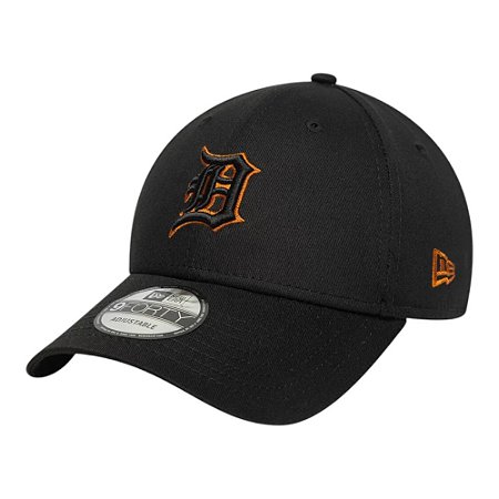 Boné New Era 940 Detroit Tigers Team Outline Preto