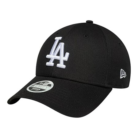 Boné New Era 940 Los Angeles Dodgers League Preto Feminino