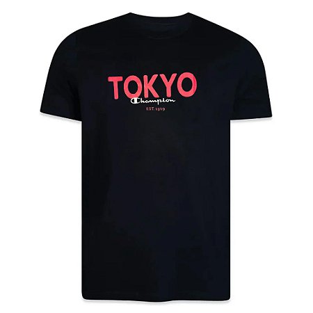 Camiseta Champion Malhão Tokyo Preto
