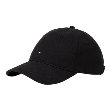 Boné Tommy Hilfiger Flag Soft 6 Panel Masculino Preto