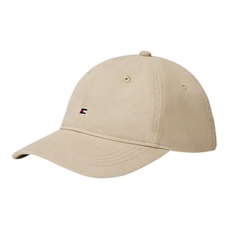 Boné Tommy Hilfiger Flag Soft 6 Panel Masculino Bege