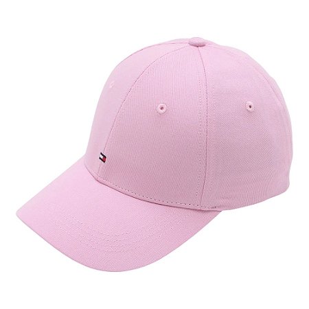 Boné Tommy Hilfiger Th Flag Cotton 6 Panel Rosa