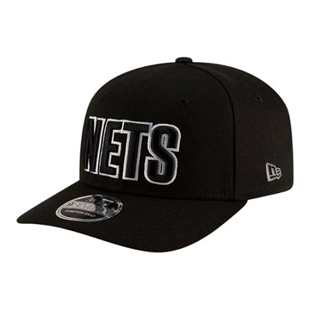 Boné New Era 970SS Brooklyn Nets Classic NBA Preto