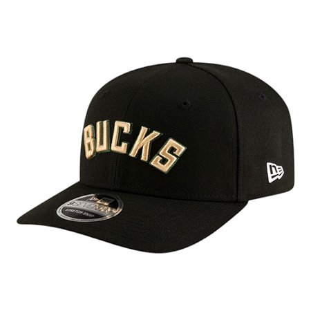 Boné New Era 970SS Milwaukee Bucks Classic NBA Preto
