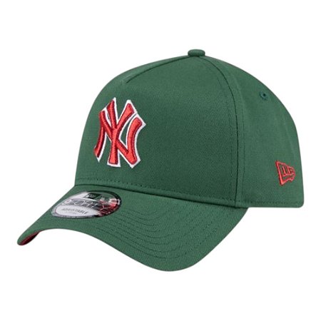 Boné New Era 940 A-Frame New York Yankees Metallic Verde
