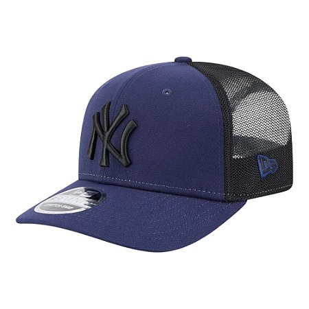 Boné New Era 970SS New York Yankees Stretch Mesh Marinho