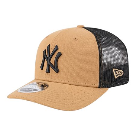 Boné New Era 970SS New York Yankees Stretch Mesh Caqui