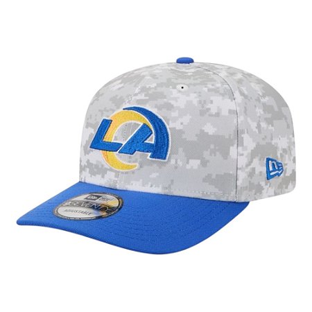 Boné New Era 970 Los Angeles Rams Salute To Service Cinza