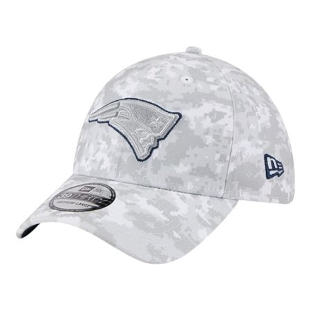 Boné New Era 3930 New England Patriots Salute Service Cinza