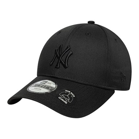 Boné New Era 940 New York Yankees Bow Back Preto Infantil