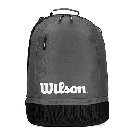 Mochila Wilson Esportiva Team Cinza/Preto