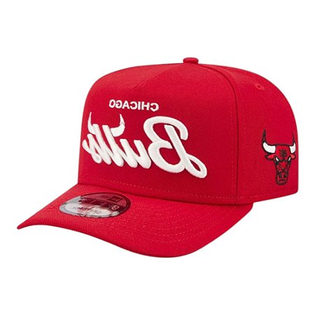 Boné New Era 950 A-Frame Chicago Bulls Local Play Vermelho