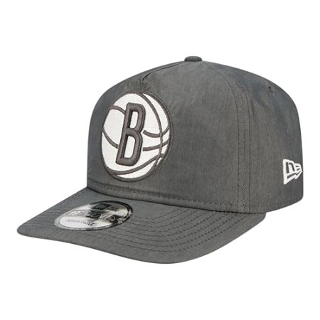 Boné New Era 1920 Brooklyn Nets Nylon Cinza escuro Masculino