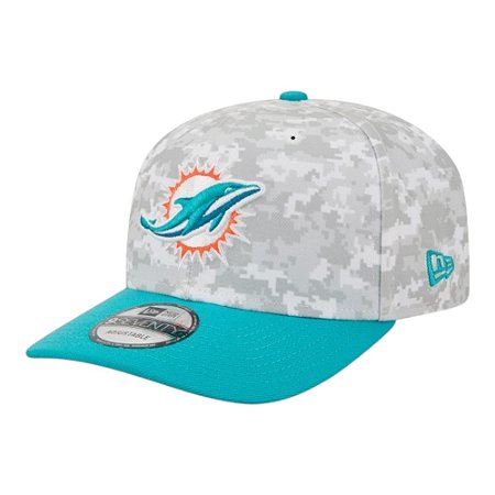 Boné New Era 970 Miami Dolphins Salute To Service 25 gray