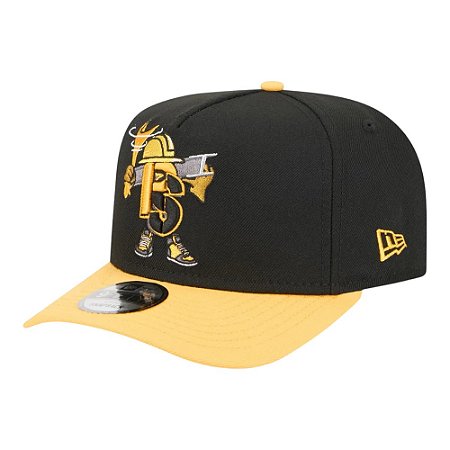 Boné New Era 950 A-Frame Pittsburgh Steelers Cartoon Preto