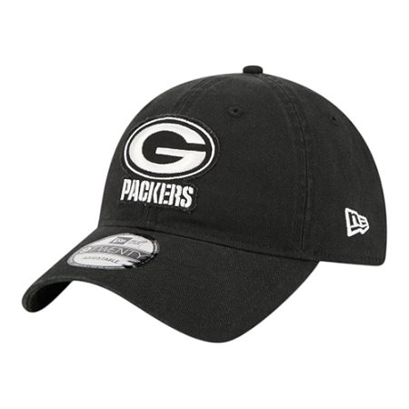 Boné New Era 920 Green Bay Packers Stamp Preto Masculino
