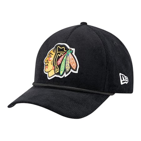 Boné New Era 940MC Chicago Blackhawks Cord Preto Masculino
