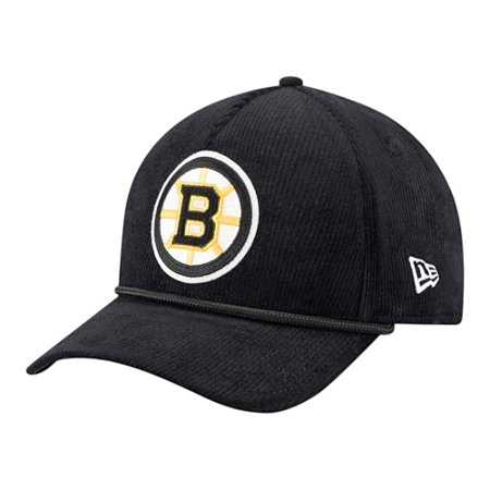 Boné New Era 940MC Boston Bruins Cord NHL Preto