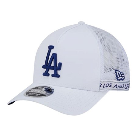 Boné New Era 940MC A-Frame Los Angeles Dodgers Tape Branco