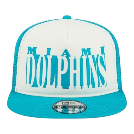 Boné New Era 950 A-Frame Miami Dolphins Team Cutout Verde
