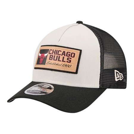 Boné New Era 940MC 2T Text Chicago Bulls Preto Masculino