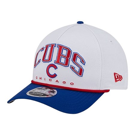Boné New Era 940MC A-Frame Chicago Cubs Arch Branco