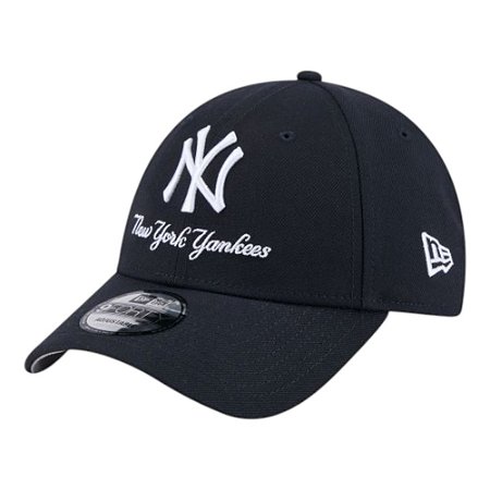 Boné New Era 940snap New York Yankees Logo Stack Marinho