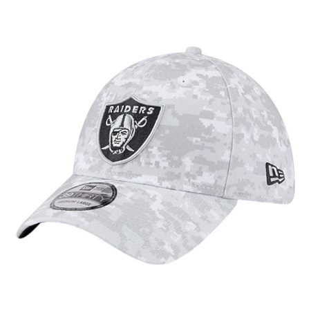 Boné New Era 3930 Las Vegas Raiders Salute Service 25 Cinza