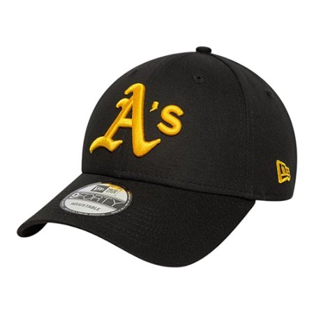 Boné New Era 940 Oakland Athletics Side Patch Preto