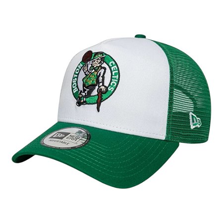 Boné New Era A-Frame Boston Celtics Side Patch Trucker