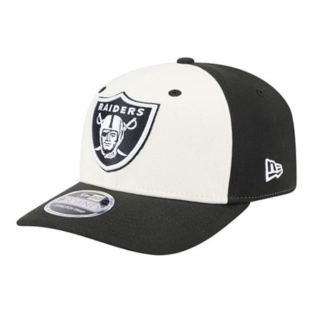 Boné New Era 970 Las Vegas Raiders Stretch Snap Branco