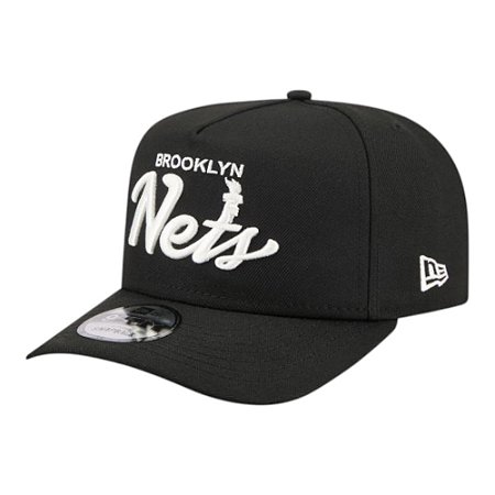 Boné New Era 950 A-Frame Brooklyn Nets Local Play NBA Preto