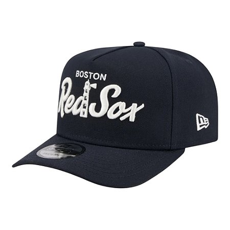 Boné New Era 950 A-Frame Boston Red Sox Local Play Marinho