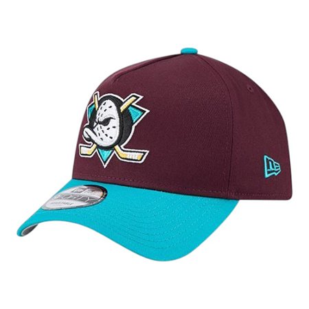 Boné New Era 940 A-Frame Anaheim Ducks Retro Bordô