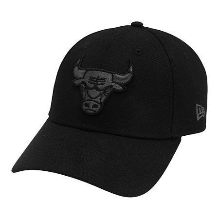 Boné New Era 940 Chicago Bulls NBA Preto Masculino