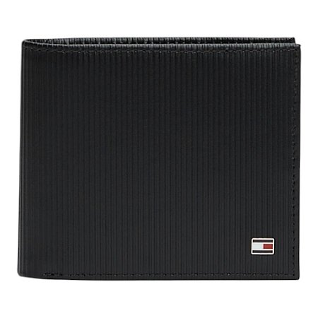 Carteira Tommy Hilfiger Flag And Coin Masculino Preto