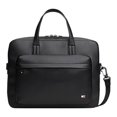 Bolsa Tommy Hilfiger Flag Computer Bag 8,52L Masculino Preto