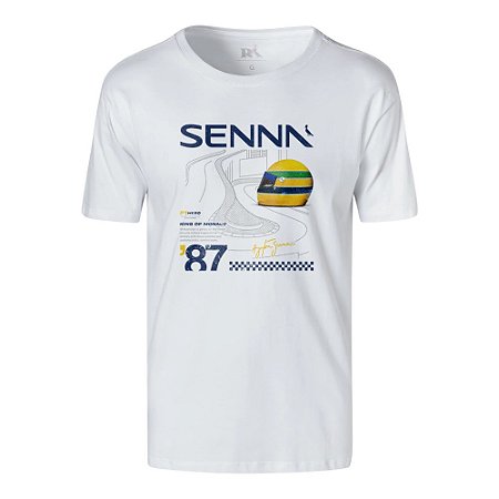 Camiseta Reserva Estampada Senna King Of Monaco Masculino