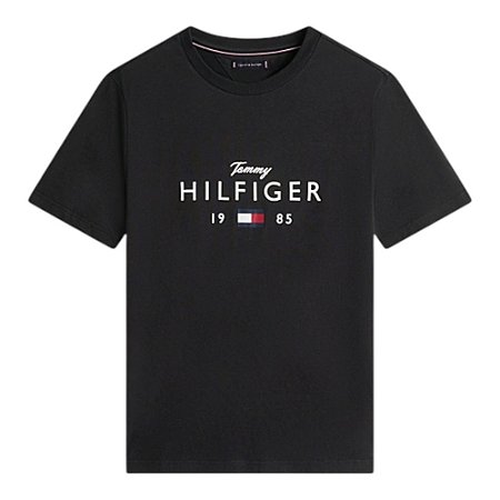 Camiseta Tommy Hilfiger Brand Love Big Tee Masculino Preto